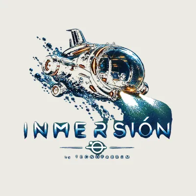 Design “Inmersión (Minimal)” on a white T-shirt