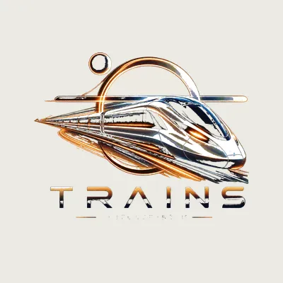 Design “Trains (Minimal)” on a white T-shirt