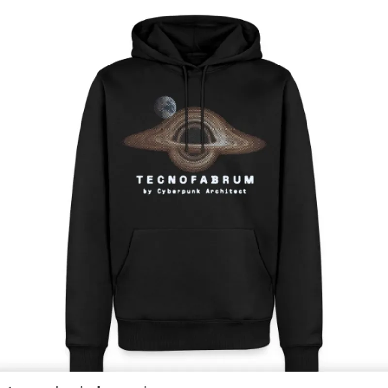 Logo Agujero Negro TECNOFABRUM — Sudadera